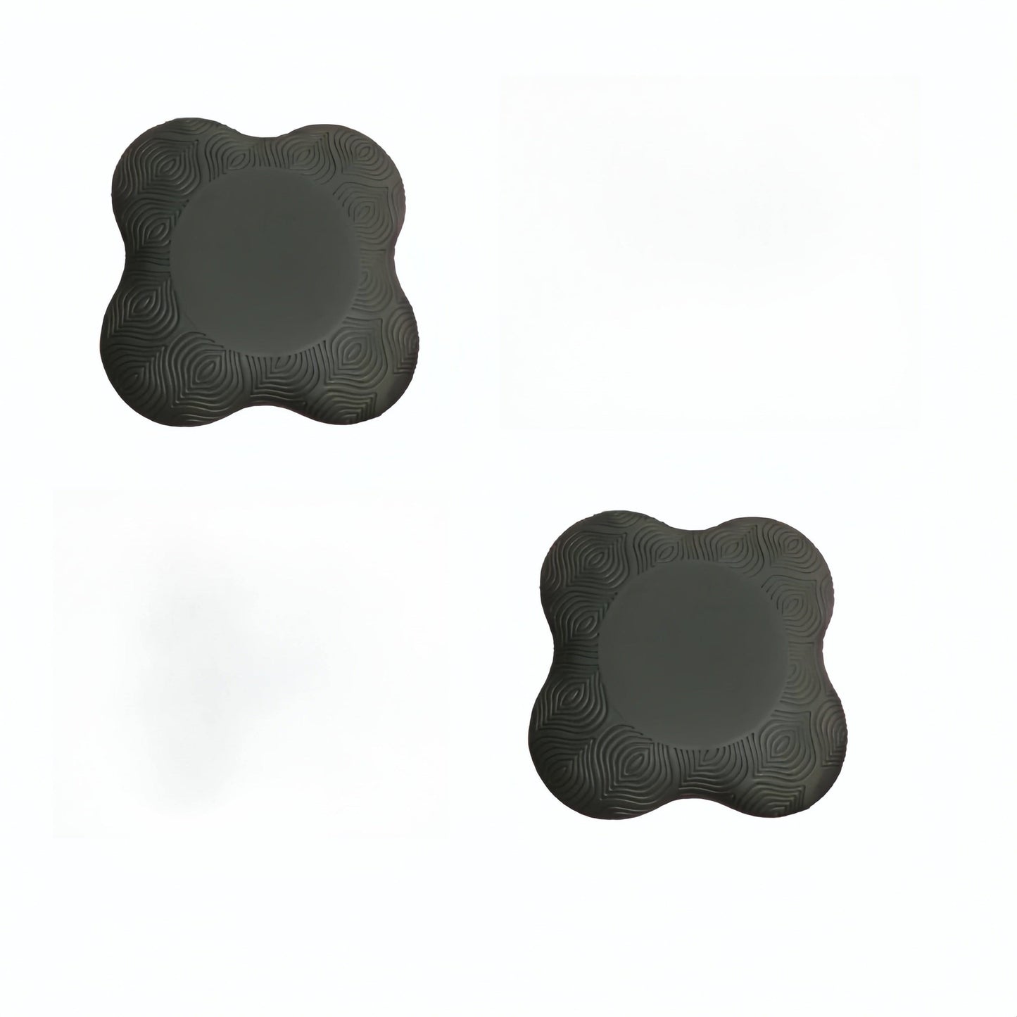 2-Pack Thick Silicone Yoga Knee Pads – Multi-Use for Knees, Elbows, Wrists, & Hands