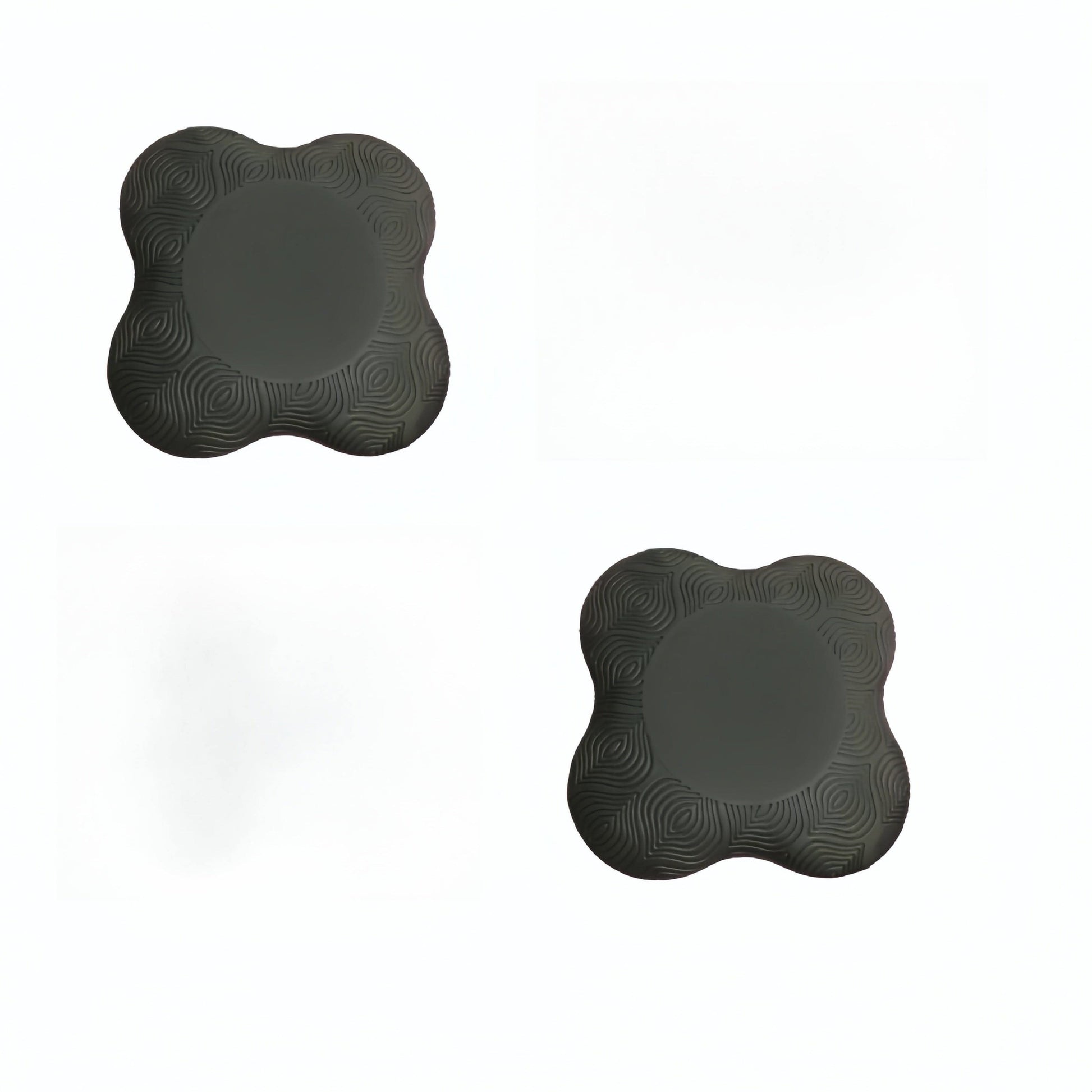 2-Pack Thick Silicone Yoga Knee Pads – Multi-Use for Knees, Elbows, Wrists, & Hands