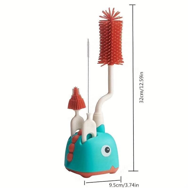 3pcs Silicone Bottle Brush Set