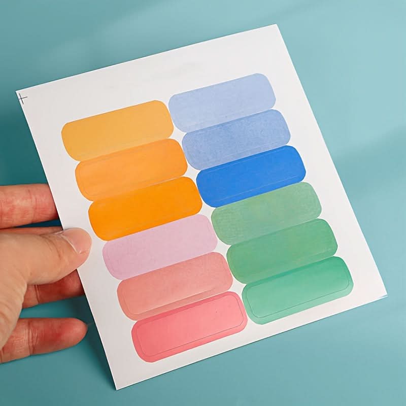 4-Piece Desktop Vertical File Organizer, A4 Expanding Storage with Labels
