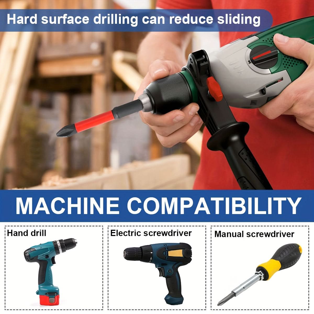 10-Piece Magnetic Drill Bit Set