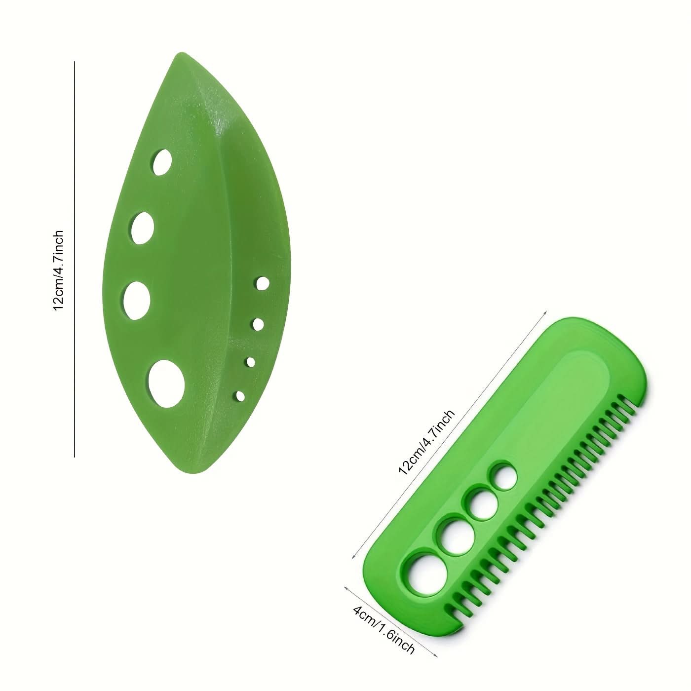 Multi-Herb Leaf Stripper Tool – ABS Kale & Herb Peeler for Basil