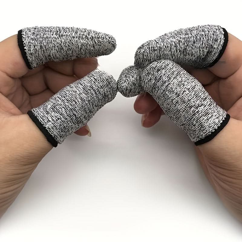 10pcs Cut-Resistant Finger Guards – Non-Slip, Reusable Protectors