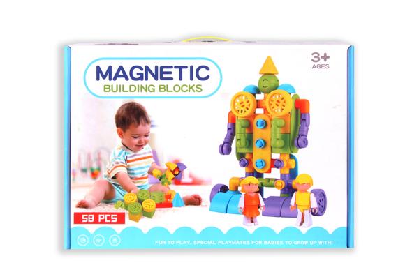 Magnegtic Building Blocks 58 Pcs