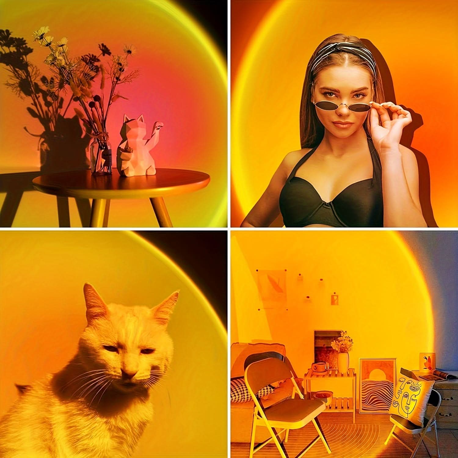 Sunset Simulation Light – Creative Indoor Projection