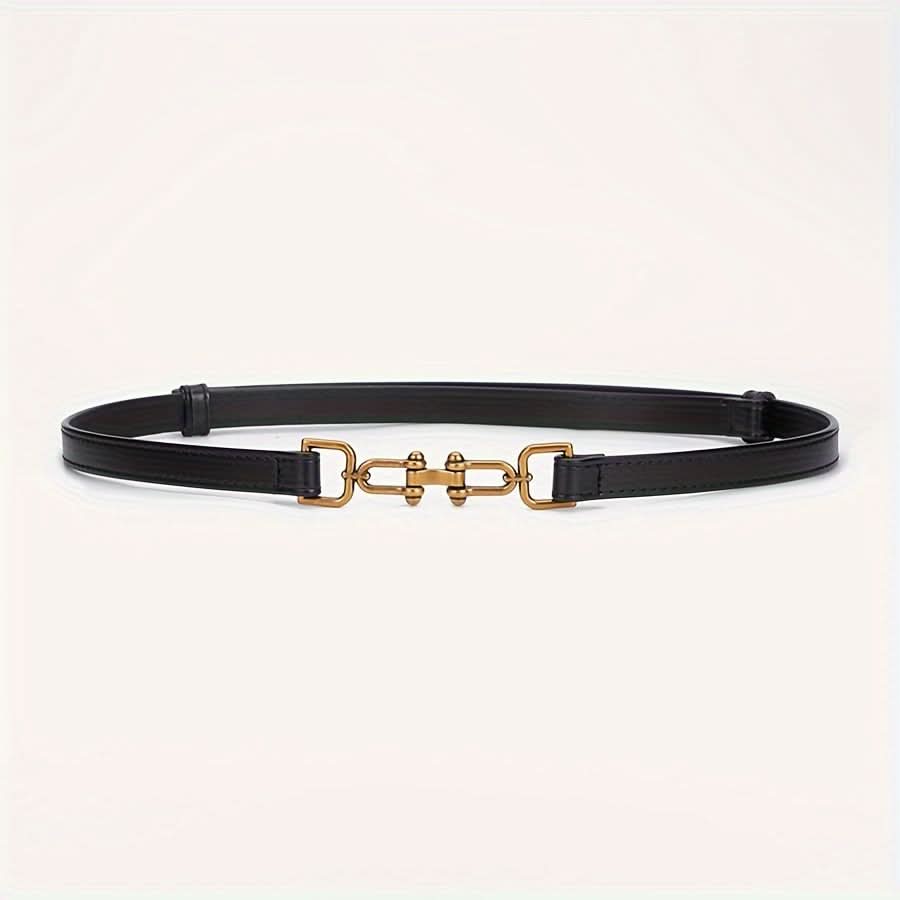 Luxurious Leather Thin Belt for Women