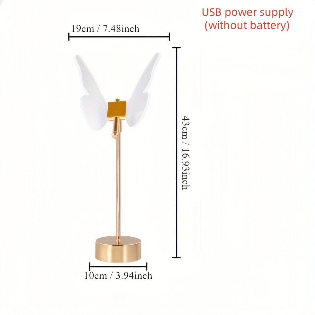USB-Powered Butterfly LED Table Lamp for Decor