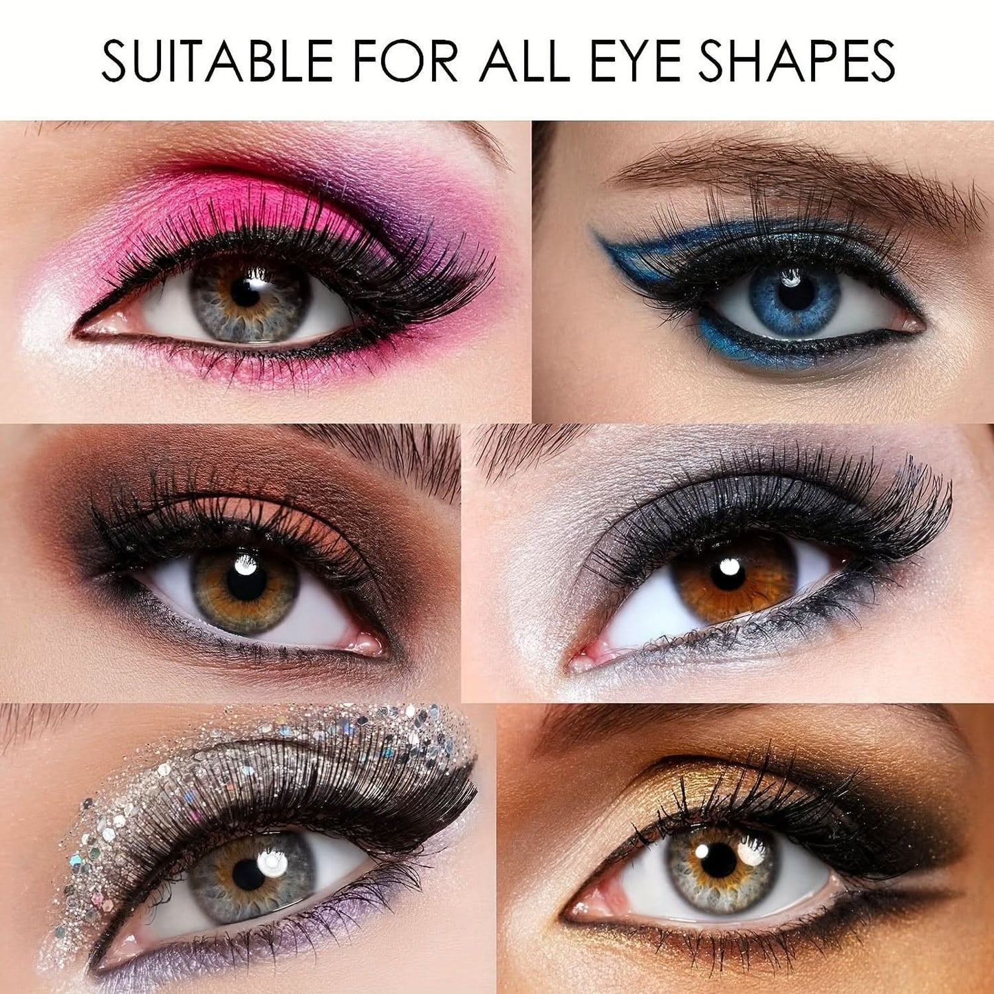 8-Pairs Magnetic 3D Cat Eye False Eyelashes