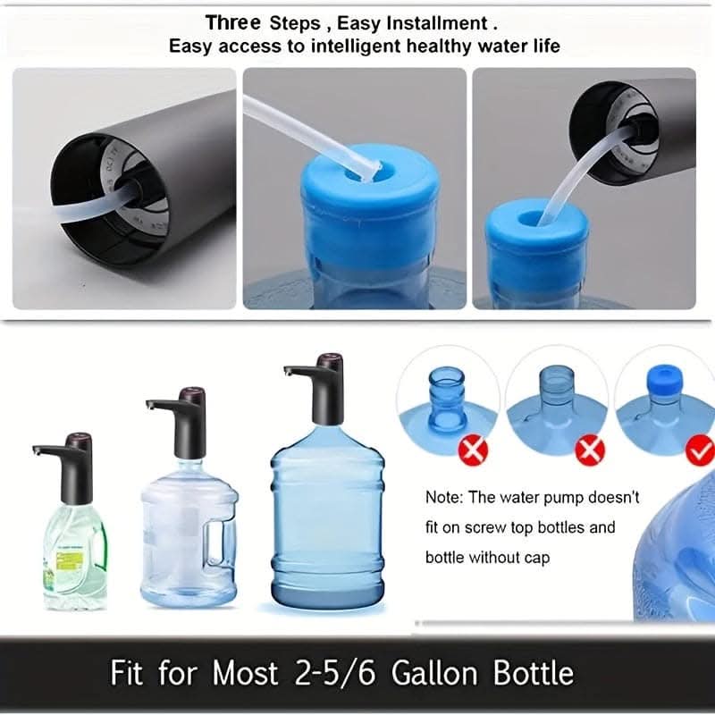 Portable 5 Gallon Water Dispenser with USB Charging