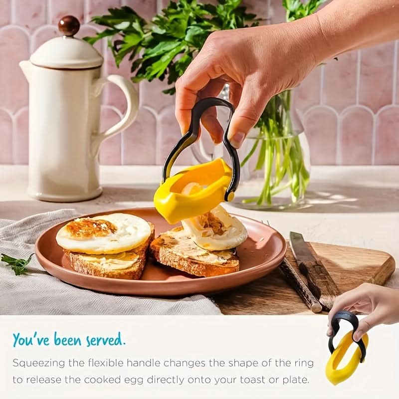 Flexi Grip Deluxe Non-Stick Egg Poacher – 360° Rotating Handle, Leakproof Design