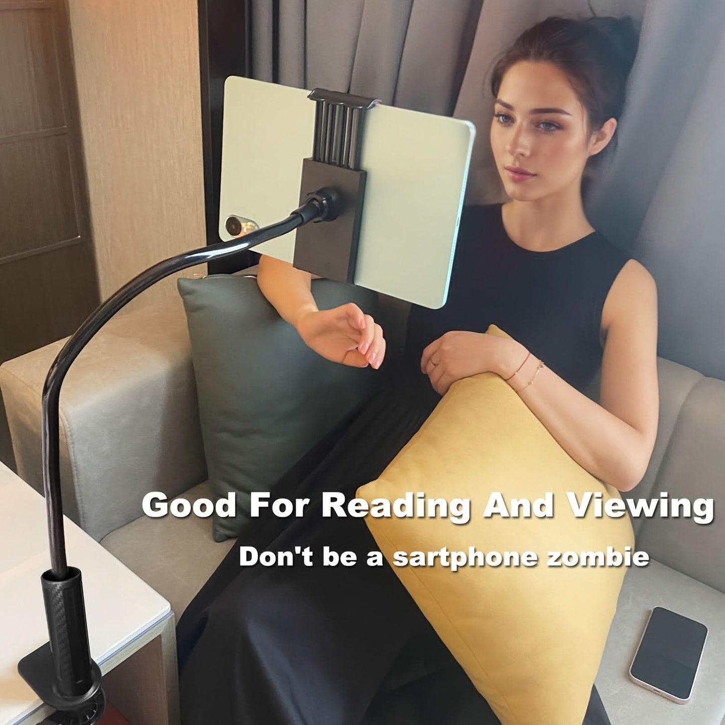 Aluminum Gooseneck Tablet & Phone Stand Holder