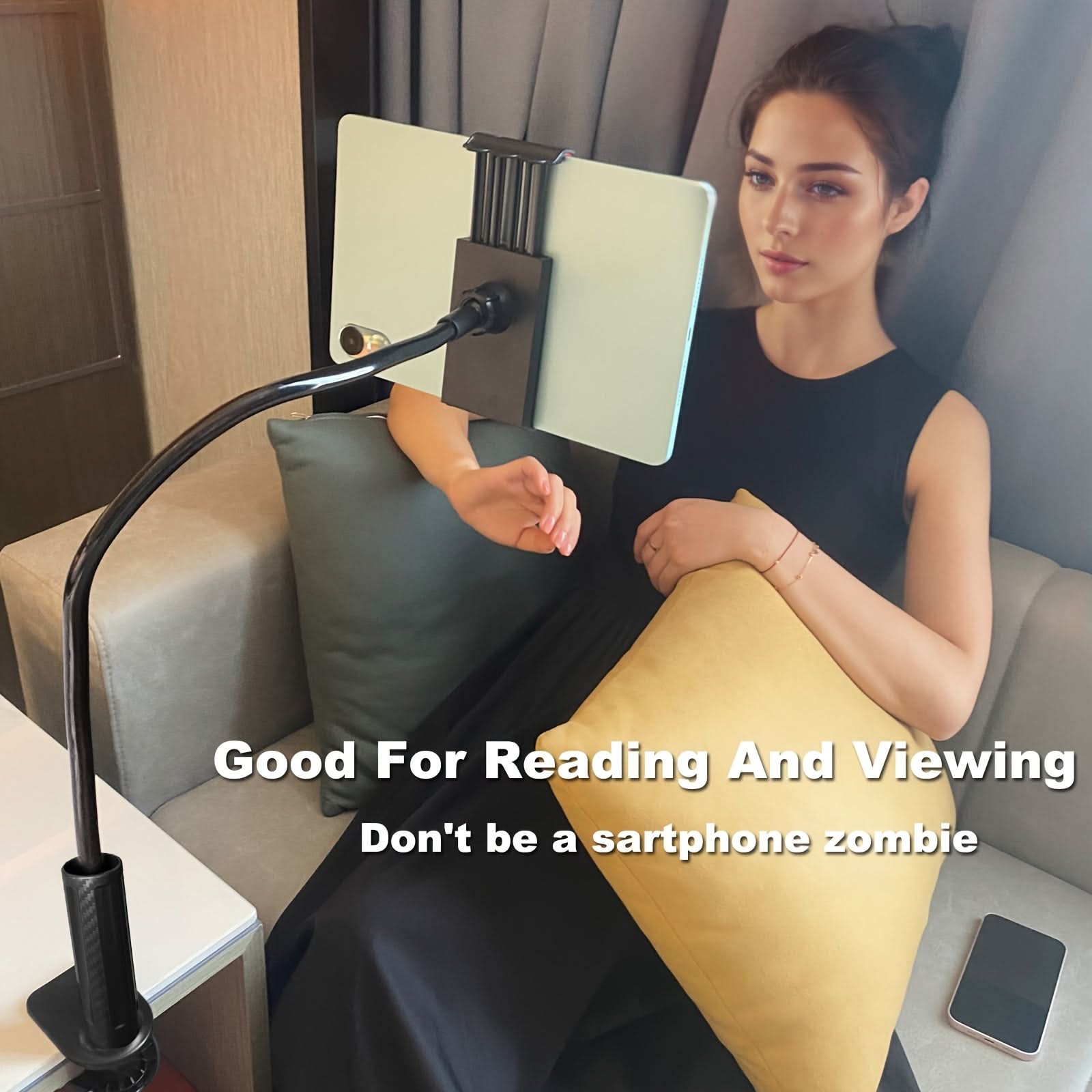 Aluminum Gooseneck Tablet & Phone Stand Holder