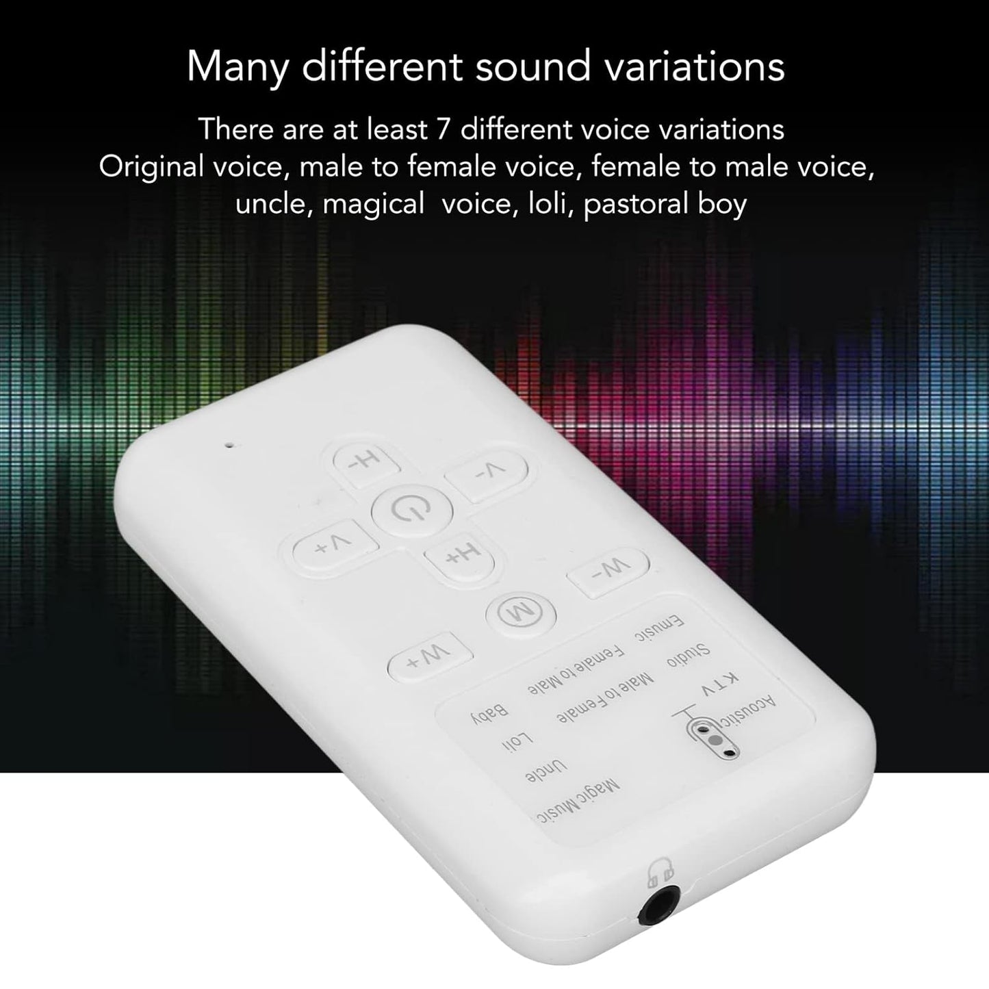 Portable USB Sound Card Voice Changer – Microphone with Multifunctional Audio Effects
