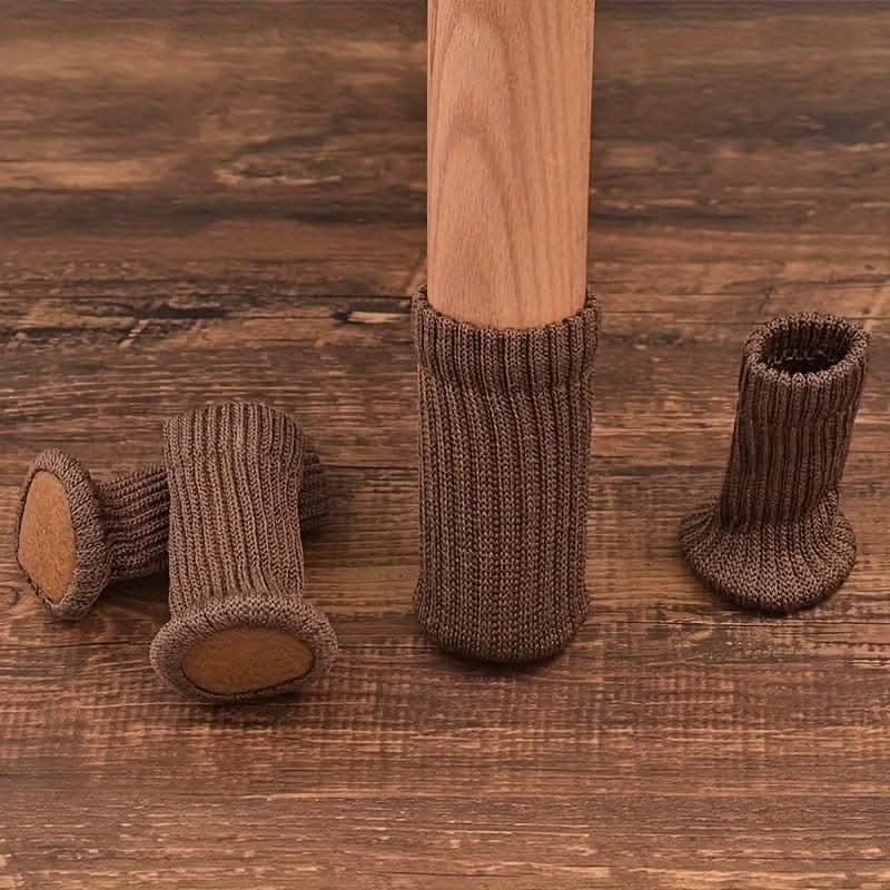 24-Pack Stretchy Chair Leg Socks, Floor Protectors