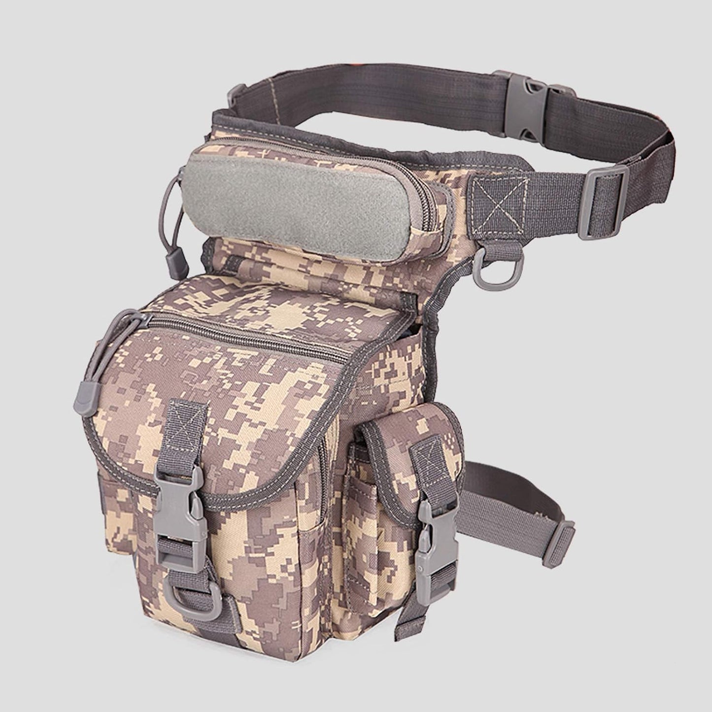 Waterproof Drop Leg Hiking Bag – Nylon Thigh & Waist Pack for Travel and Outdoor Adventures