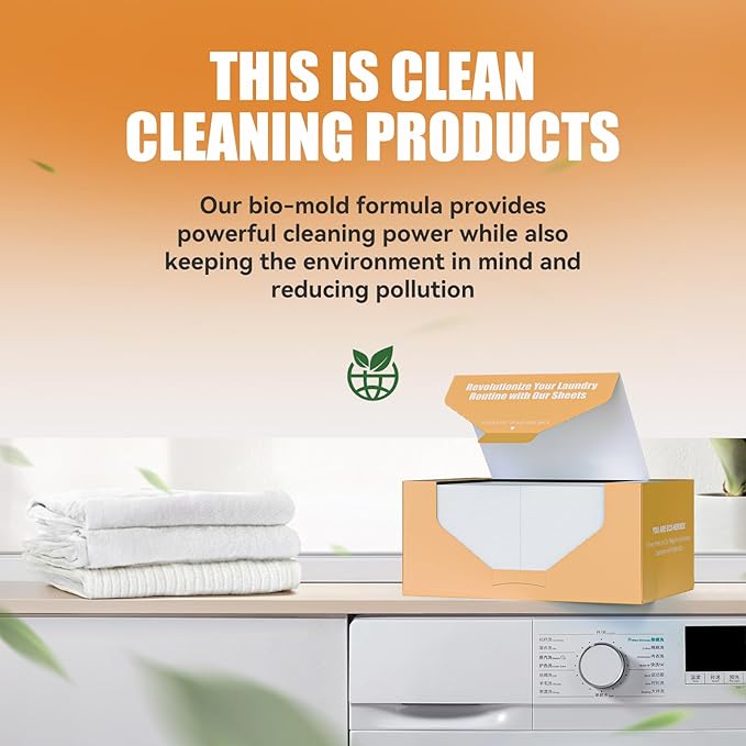 Ultra-Concentrated Laundry Detergent Tablets – Deep Cleaning, Long-Lasting Citrus Fragrance & Powerful Stain Removal
