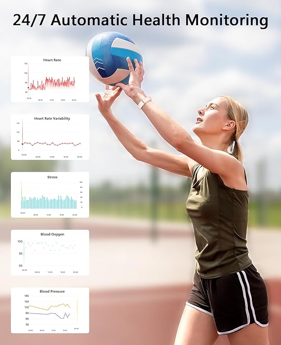 Smart Fitness Bracelet – Heart Rate & Sleep Monitoring Band with Long Battery Life