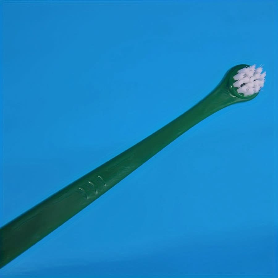 Small Round Head Pet Toothbrush, Biodegradable Bristles