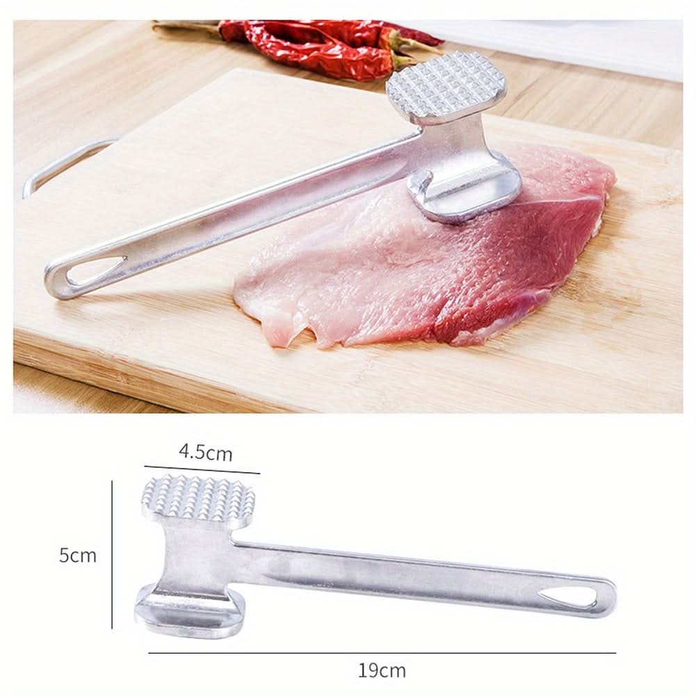 Stainless Steel Meat Tenderizer Hammer - Kitchen Tool