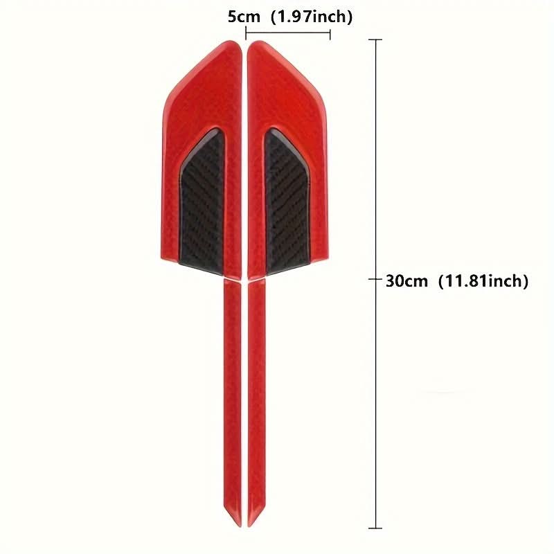 Reflective Resin Car Door Protector Strips – Anti-Collision Safety Decals