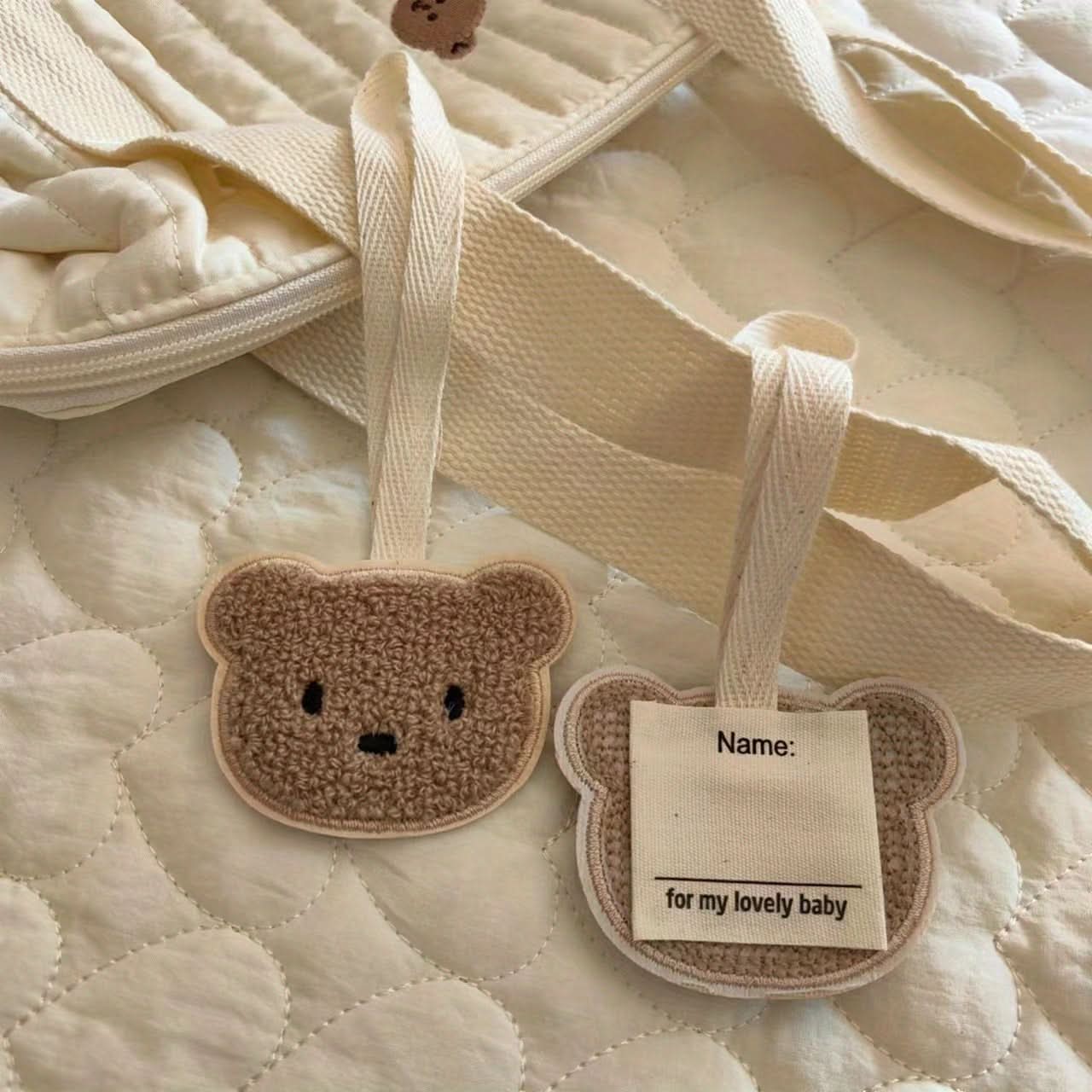 Adorable Bear Backpack Charm, Cute Keychain Accessory for School & Play