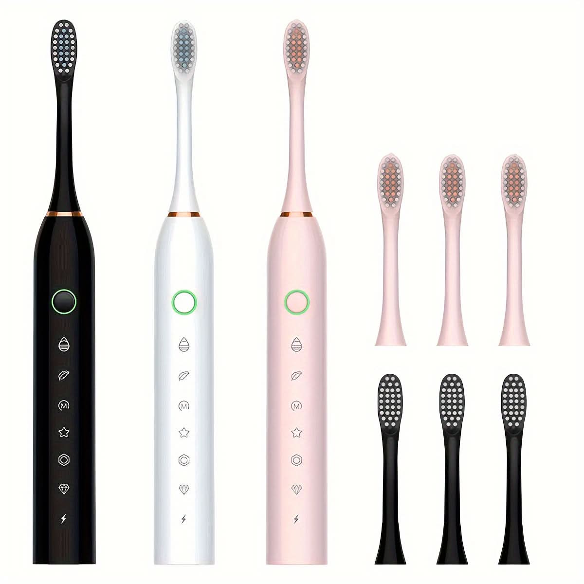 28000 VPM Electric Toothbrush – 6-Speed Rechargeable