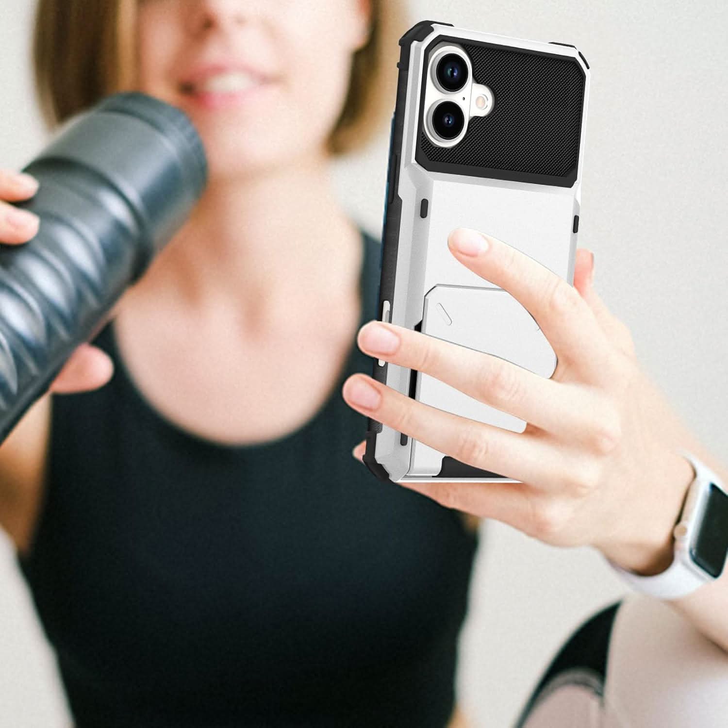 Shockproof iPhone Case With 4 Card Holder Slot