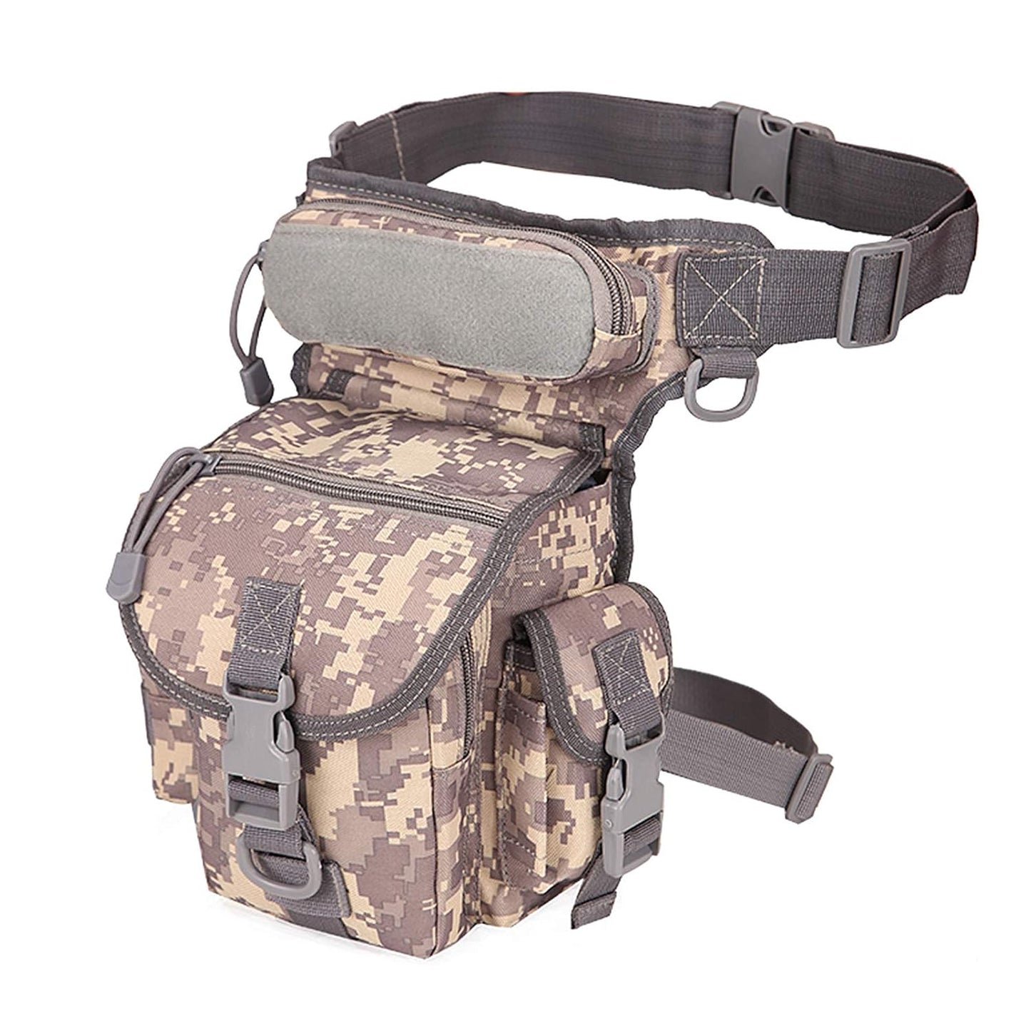 Waterproof Drop Leg Hiking Bag – Nylon Thigh & Waist Pack for Travel and Outdoor Adventures