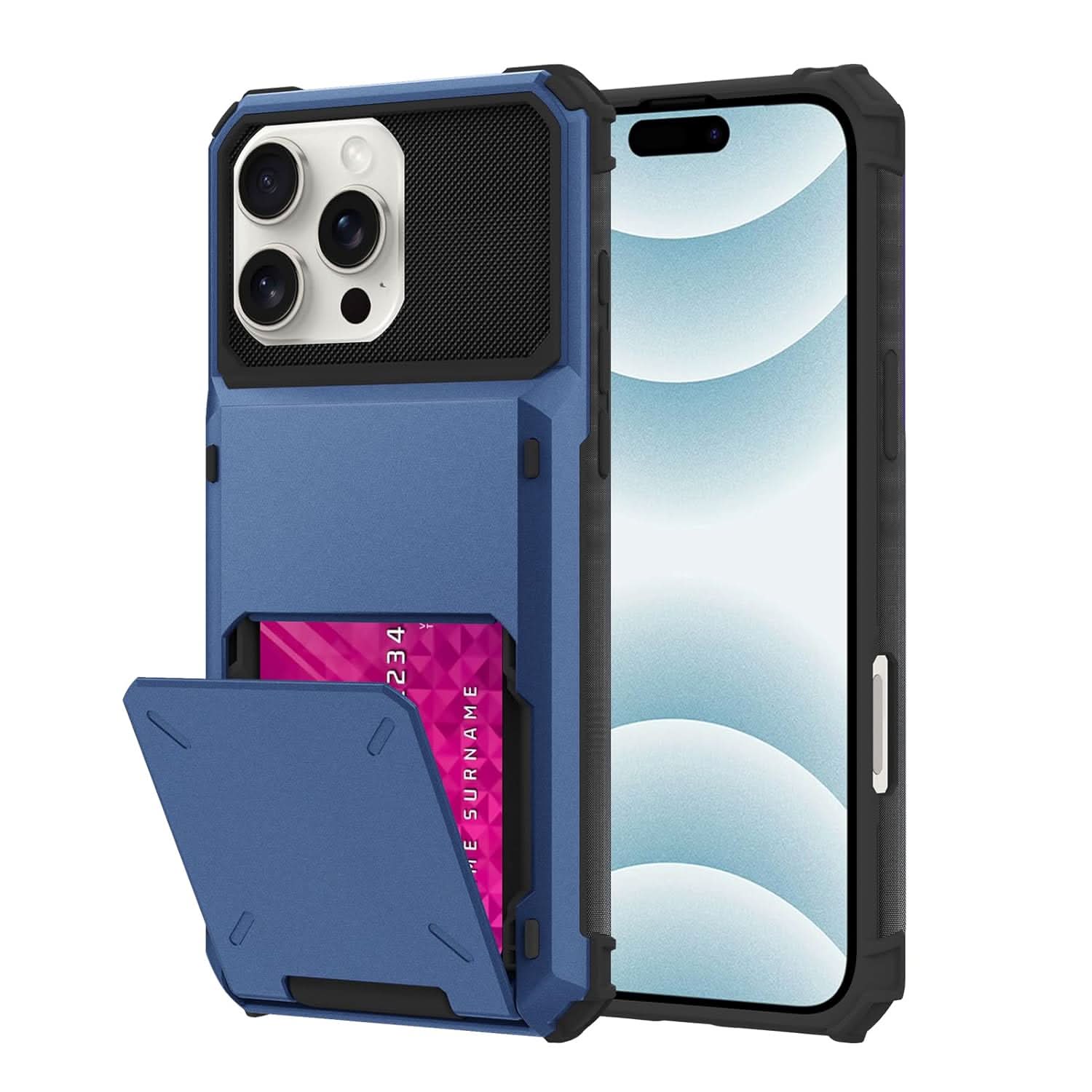 Shockproof iPhone Case With 4 Card Holder Slot