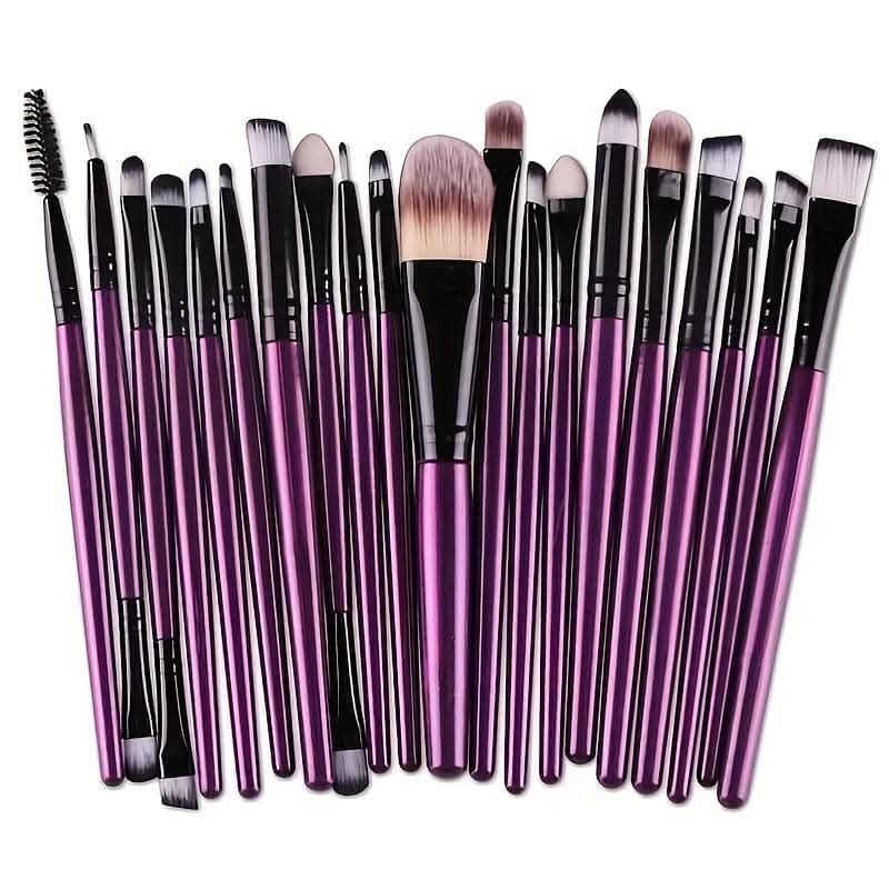 20Pc Makeup Brushes Set- Ideal For Makeup Beginners