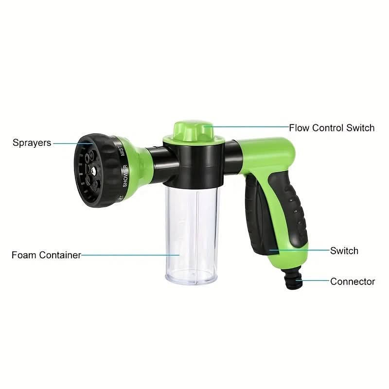 Adjustable High-Pressure Horse Shower Sprayer – Multi-Use Nozzle for Pet