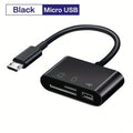 3-in-1 SD Card Reader OTG Adapter