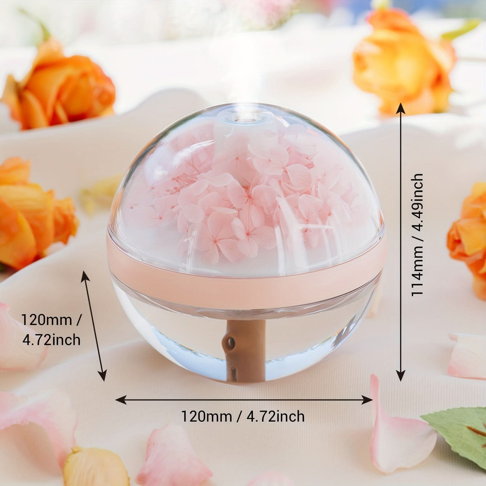USB Portable Ultrasonic Air Humidifier with Night Light
