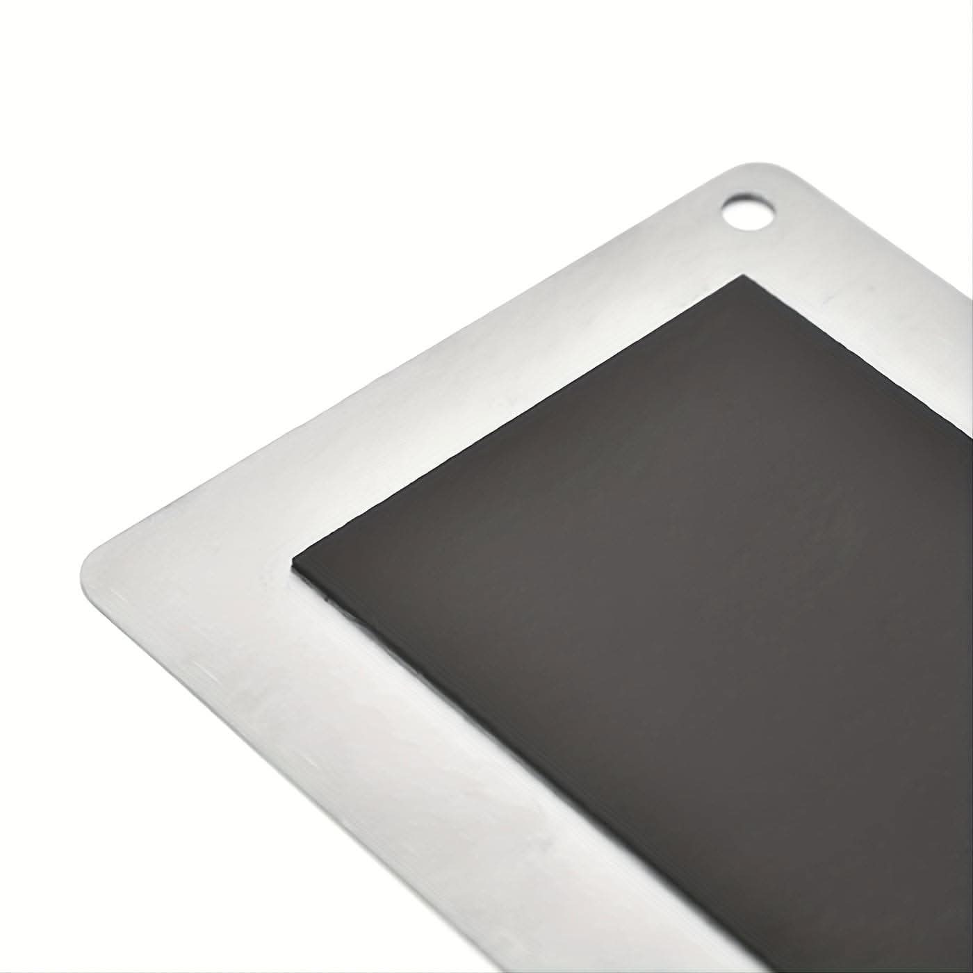 1pc Magnetic Scale Plate with Unit Conversion Chart - Stainless Steel Refrigerator Magnet
