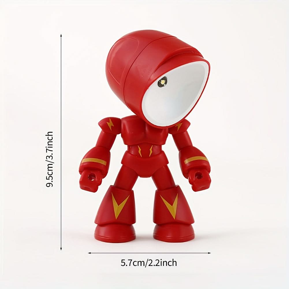Robot Night Light – LED Desk Lamp, Cute Cartoon Design