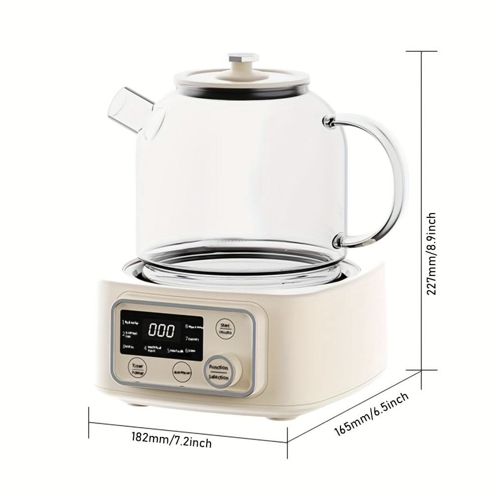 Multifunctional Glass Fiber Teapot – 50.72oz Health Preserving Kettle