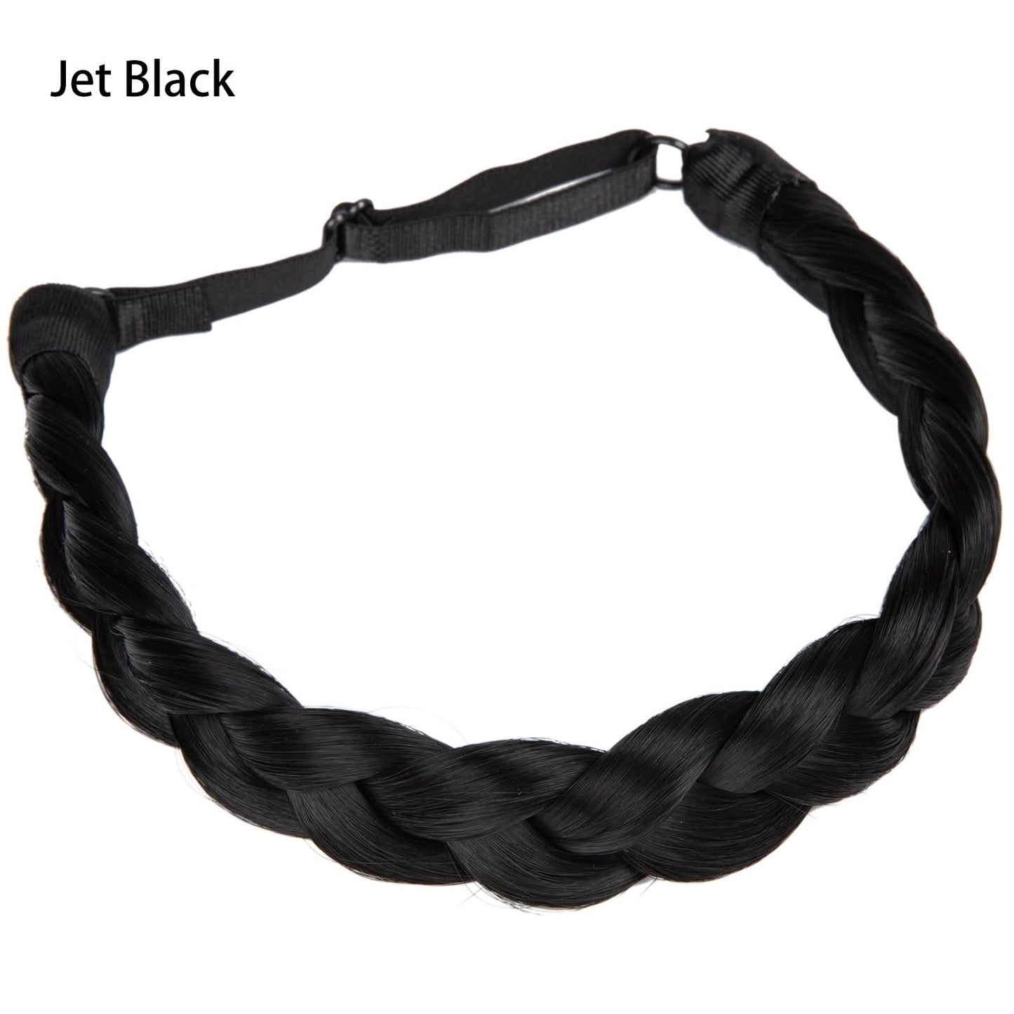 Stylish Adjustable Braided Headband for Women