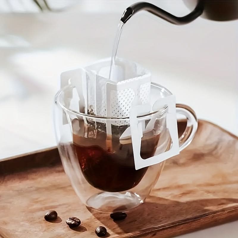 50-Pack Portable Coffee Filter Papers – Drip Brew Bags