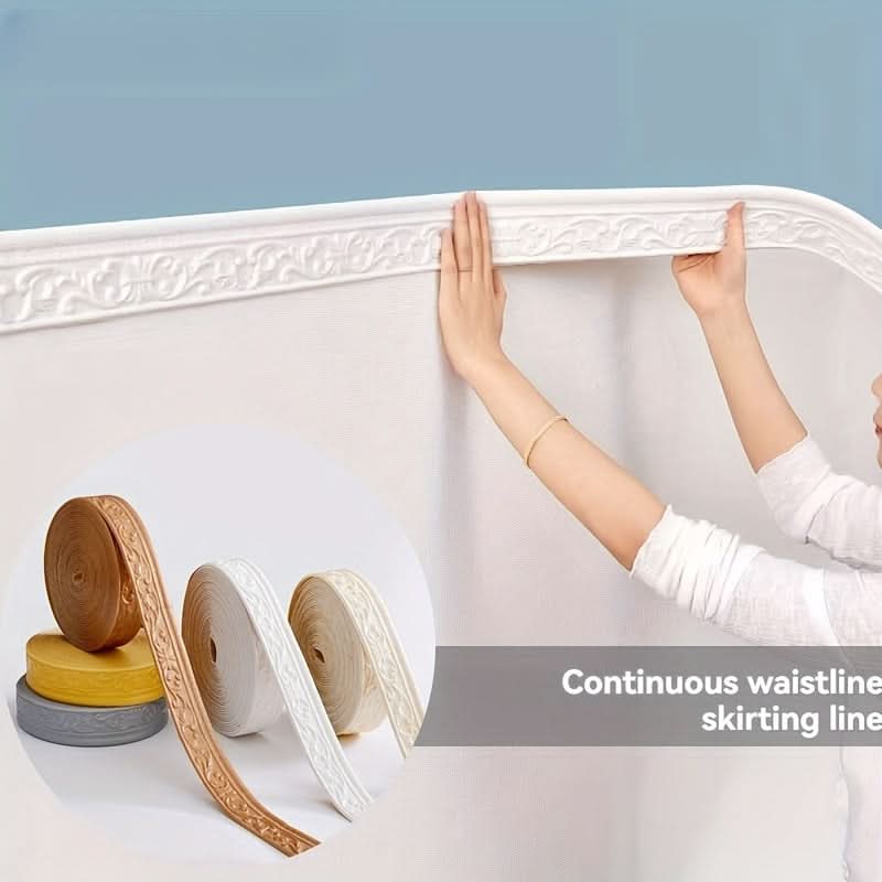 Cycleader 3D Vintage European Self-Adhesive Skirting Line