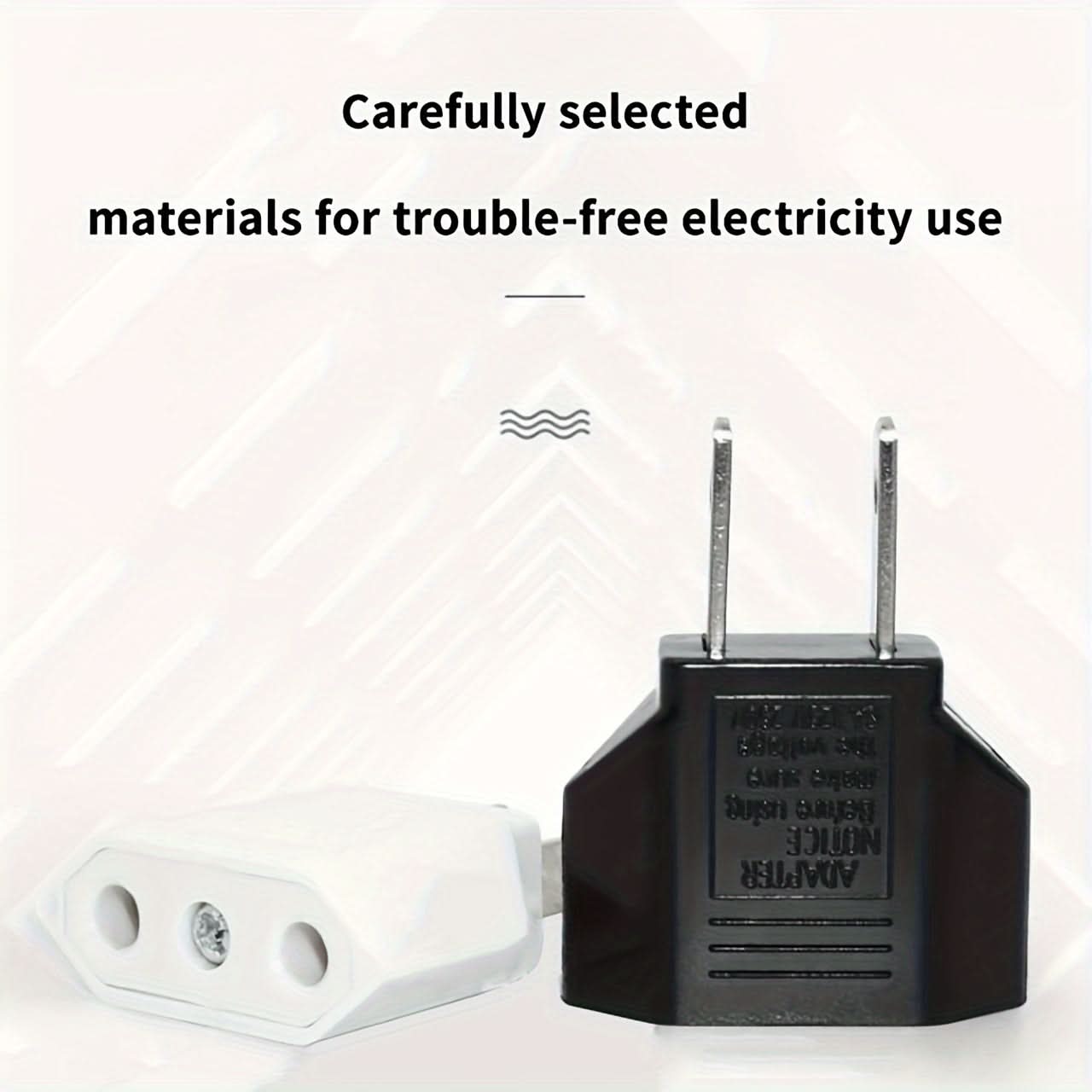 Pure Copper US to EU Plug Converter - Voltage 85V-265V