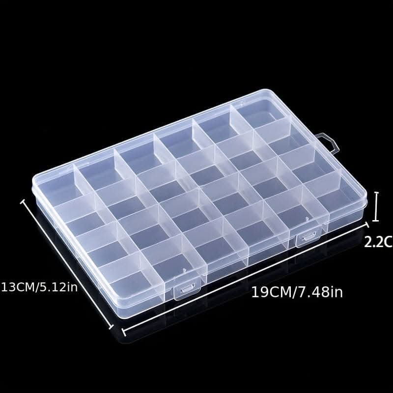 Multifunctional Transparent Desktop Storage Box – 10/15/24 Grid