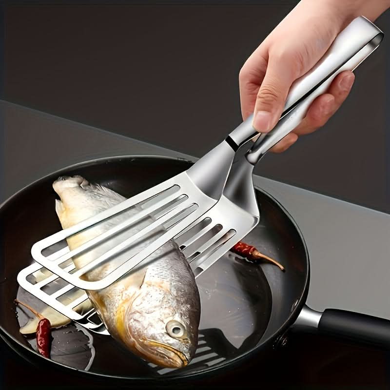 Premium Stainless Steel Serving Tongs for Kitchen