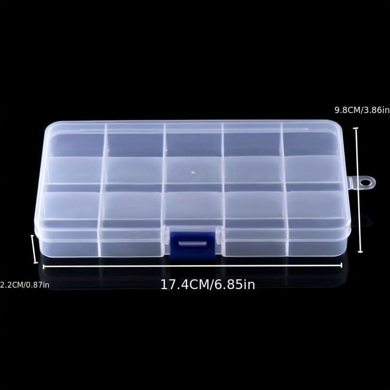 Multifunctional Transparent Desktop Storage Box – 10/15/24 Grid