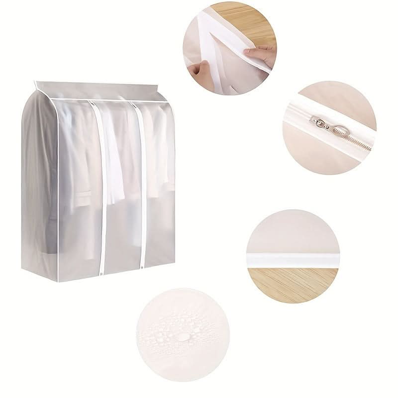Transparent Travel Clothes Protector Bag - Large Capacity Hanging Garment Bag