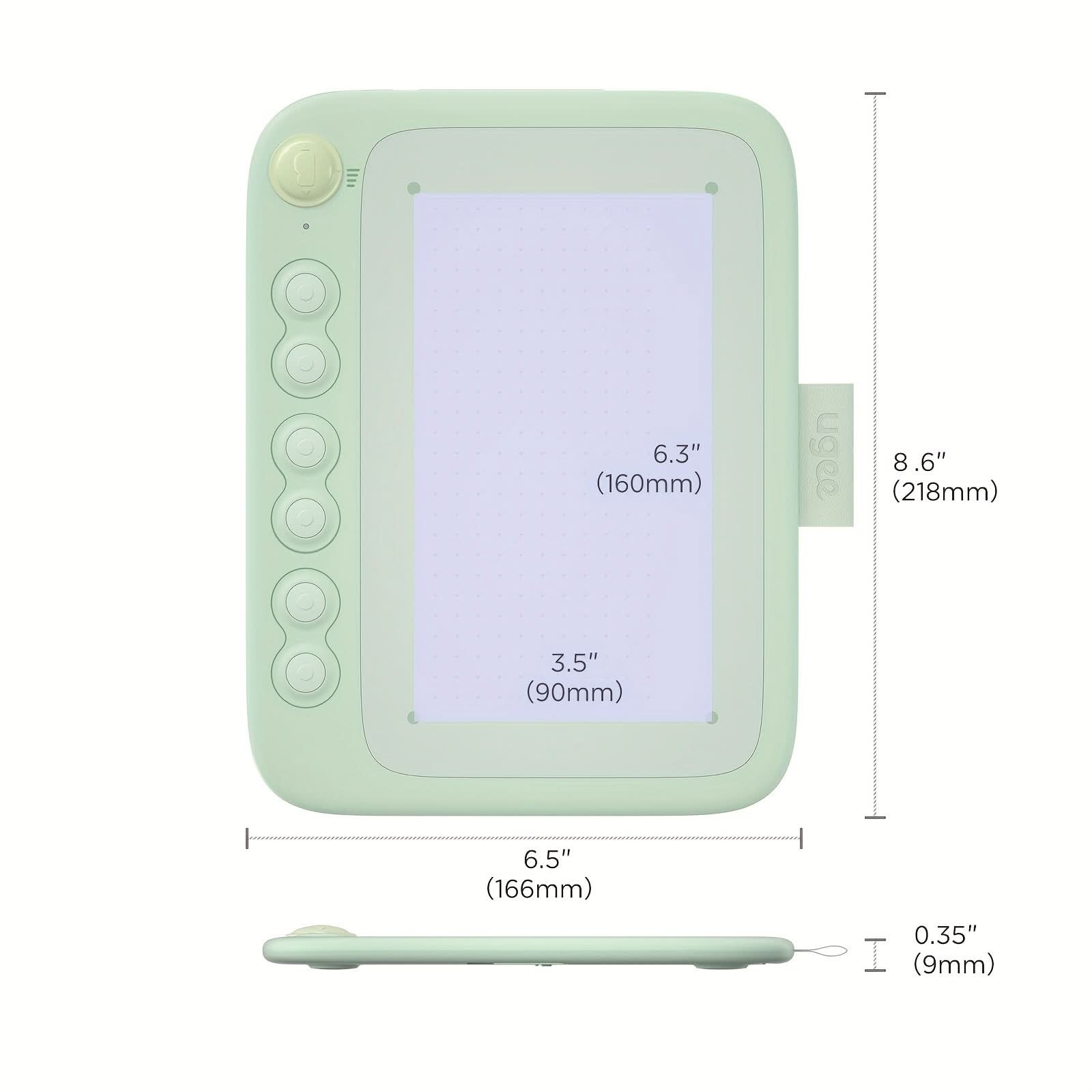 UGEE Q6 Portable Drawing Tablet - Green