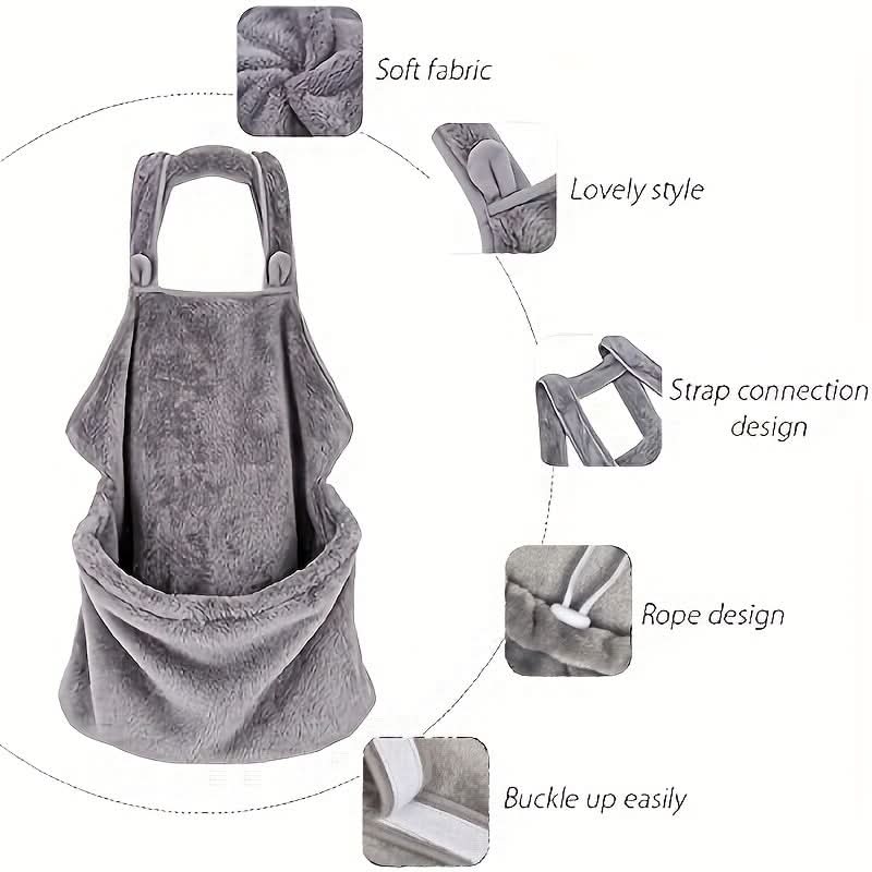 Breathable Cat Carrier Bag with Apron
