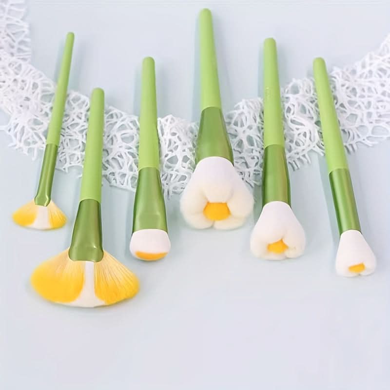 14-Piece Floral Makeup Brush Set, Professional