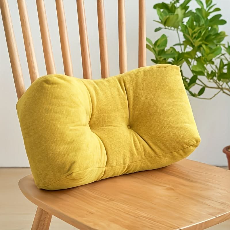 Lumbar Pillow – Ergonomic Backrest for Office, Napping & Study
