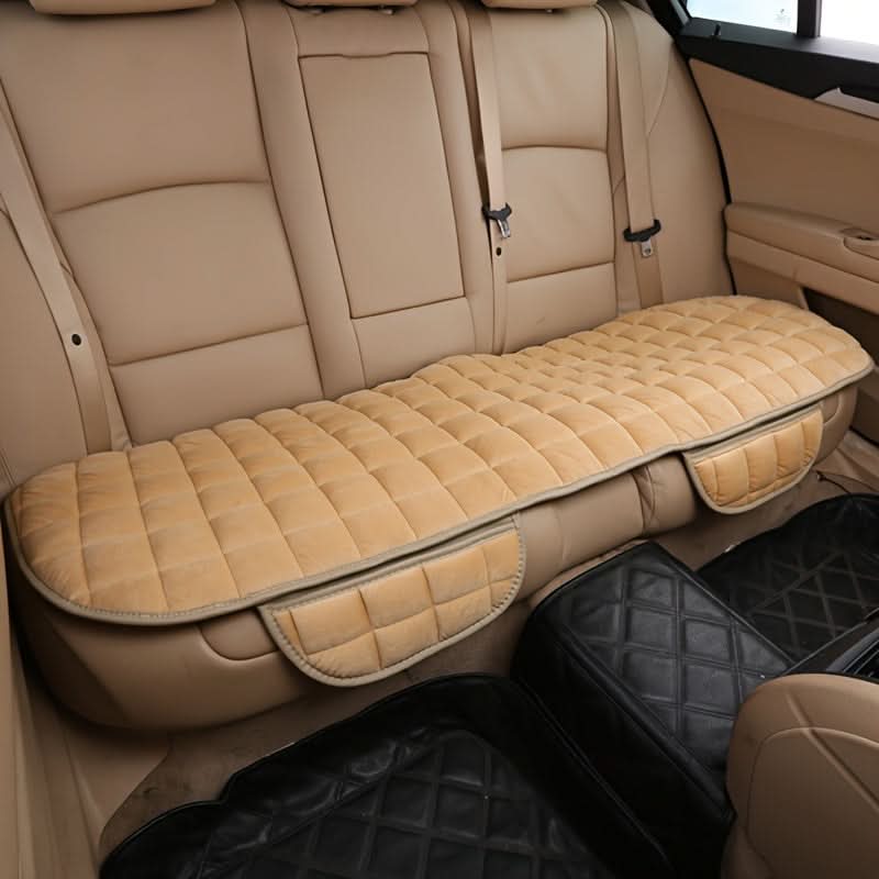 Car Back Seat Cover – Plush Non-Slip Rear Seat Cushion