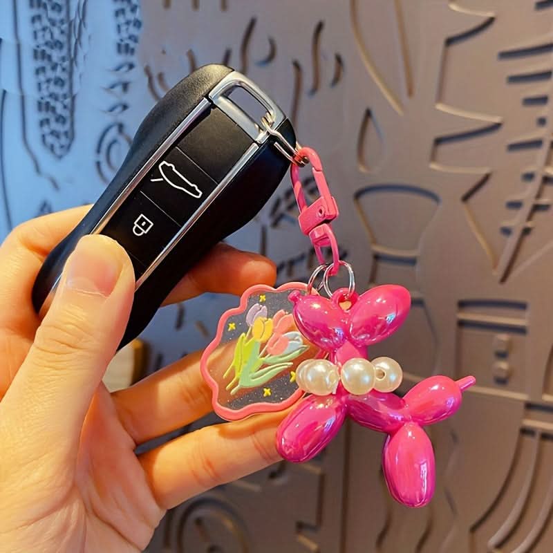 Unique Acrylic Car Keychain – Cute Gift Idea